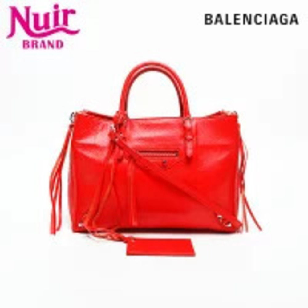 Balenciaga Paper Handbag Red